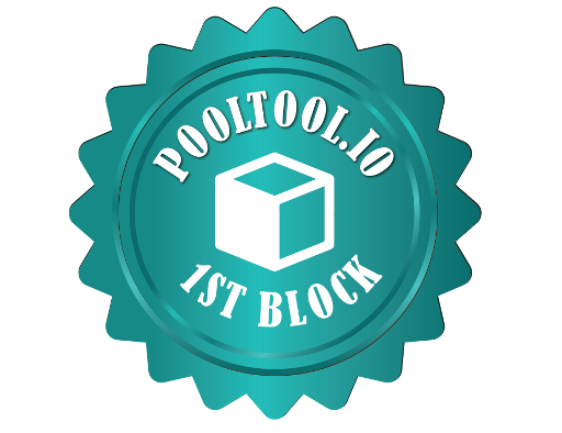 PoolTool.io first mainnet block award for XC0DE